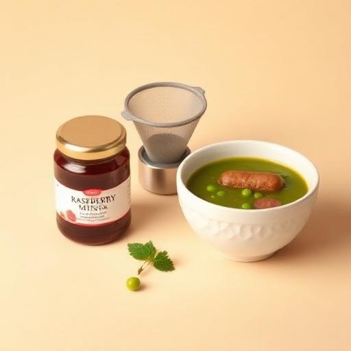 Jam framboos en munt